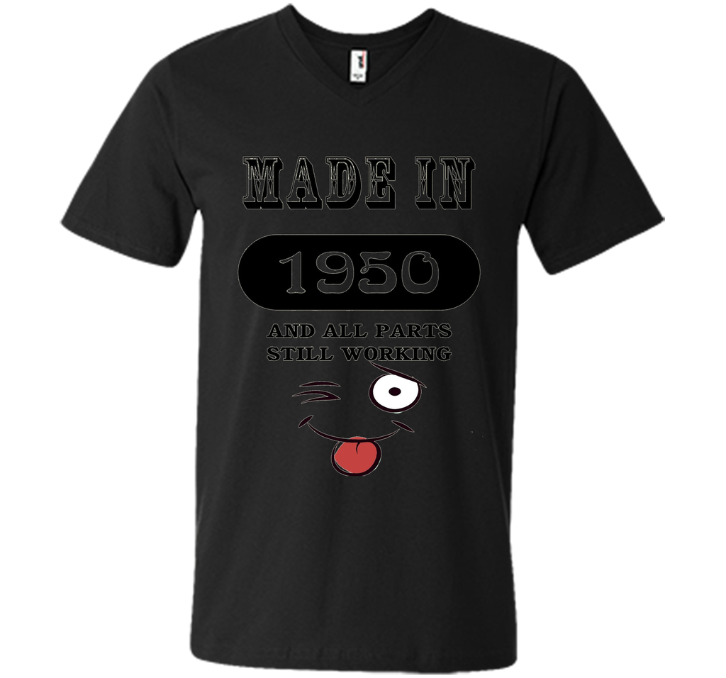 66th Birthday Gift Made in 1950 Funny Ladies Gentlemans T-Sh