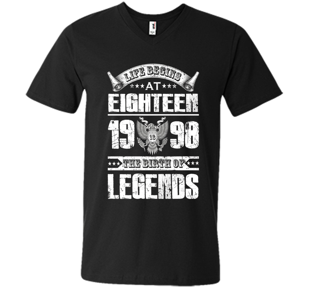 Life begins at 18, 1998 the birth of legends- 1998 T Shirt