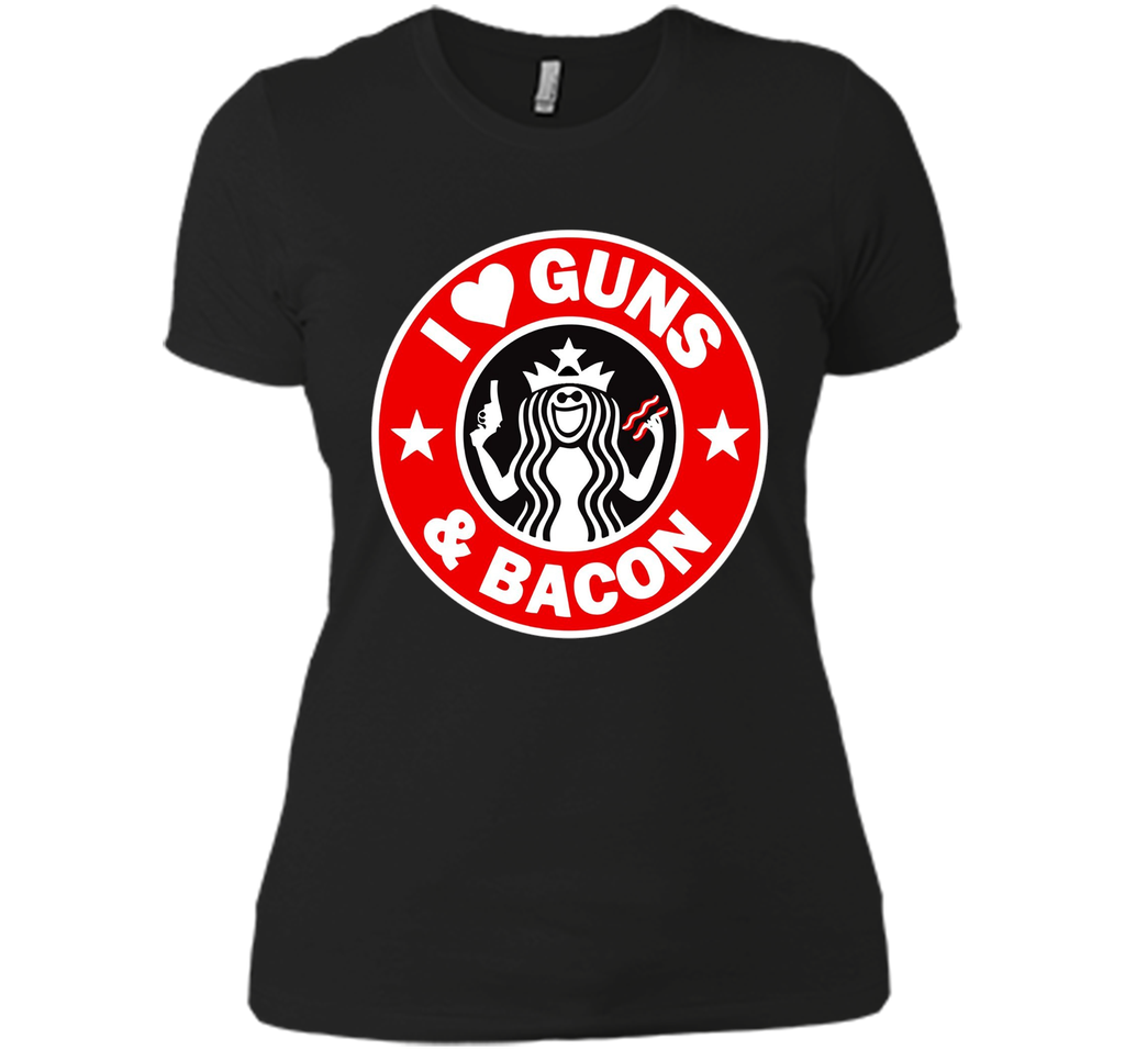 I Love Guns And Bacon T-Shirt