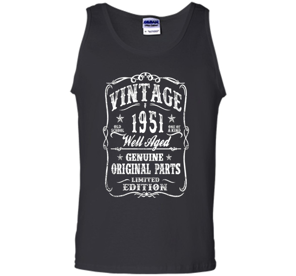 Vintage  1951 aged to perfection 65th birthday gift t shirt