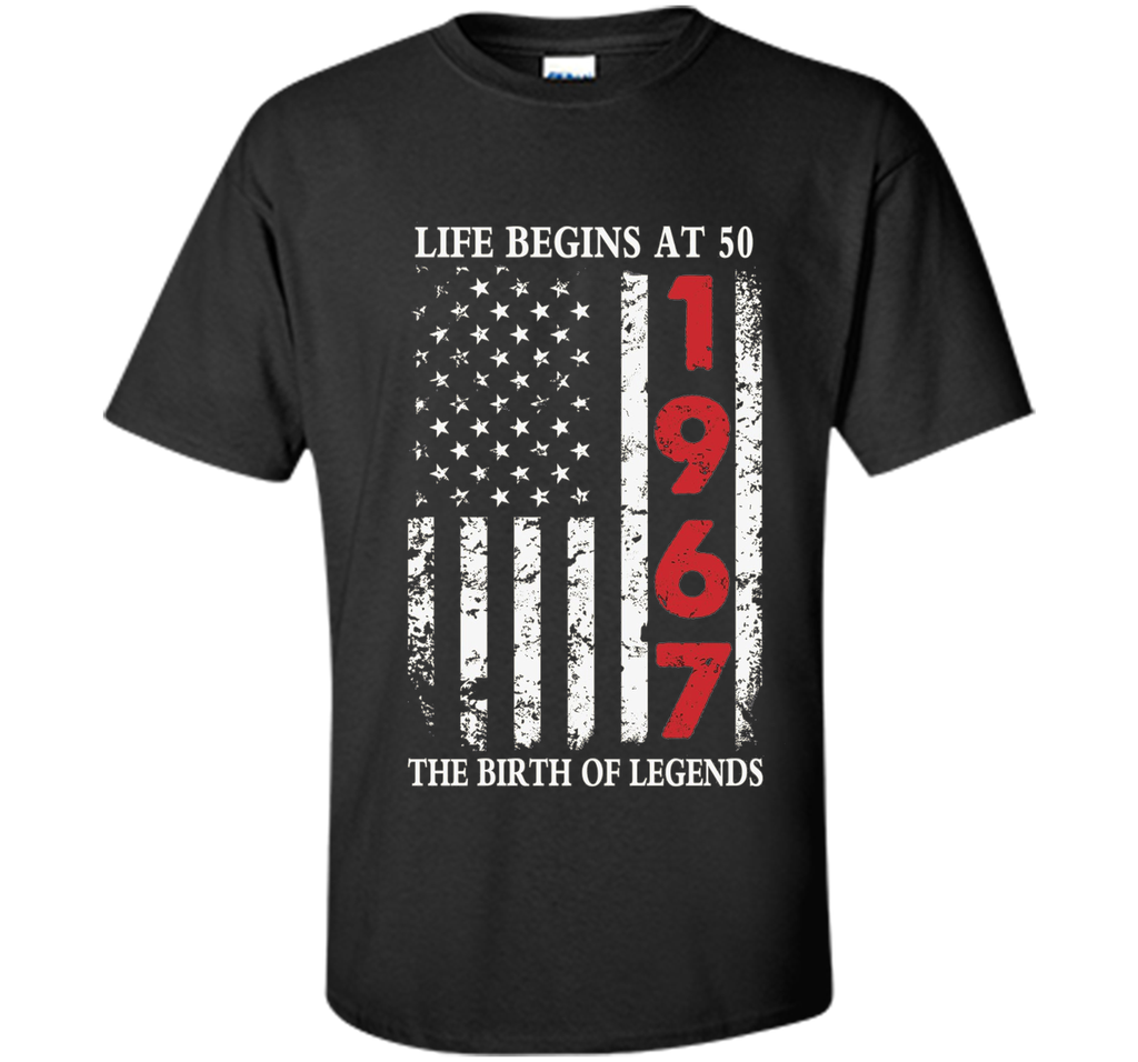1967 The Birth Of Legends American Flag T-Shirt, 50th Gift cool shirt