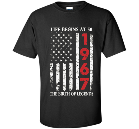 1967 The Birth Of Legends American Flag T-Shirt, 50th Gift cool shirt