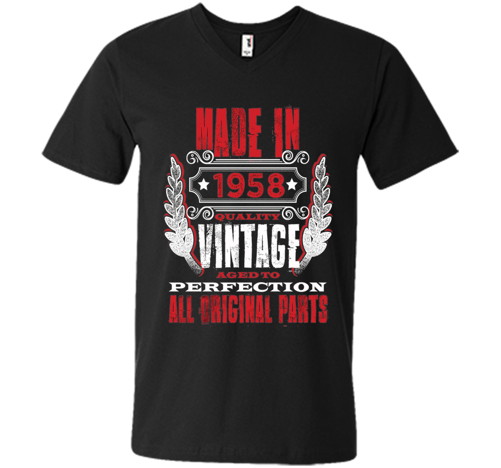 Made In 1958 Vintage 58th Birthday 58 Years Old Gift T-Shirt