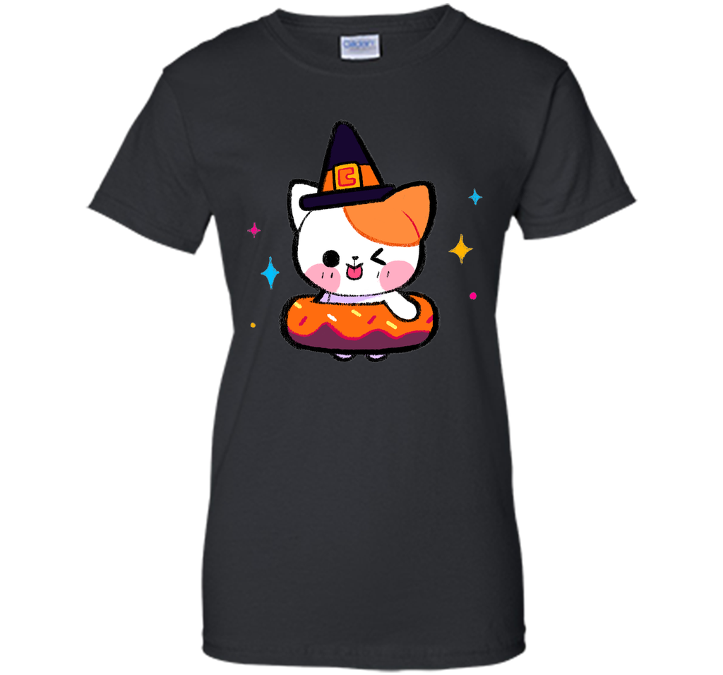 Donut Cat Witch T-Shirt