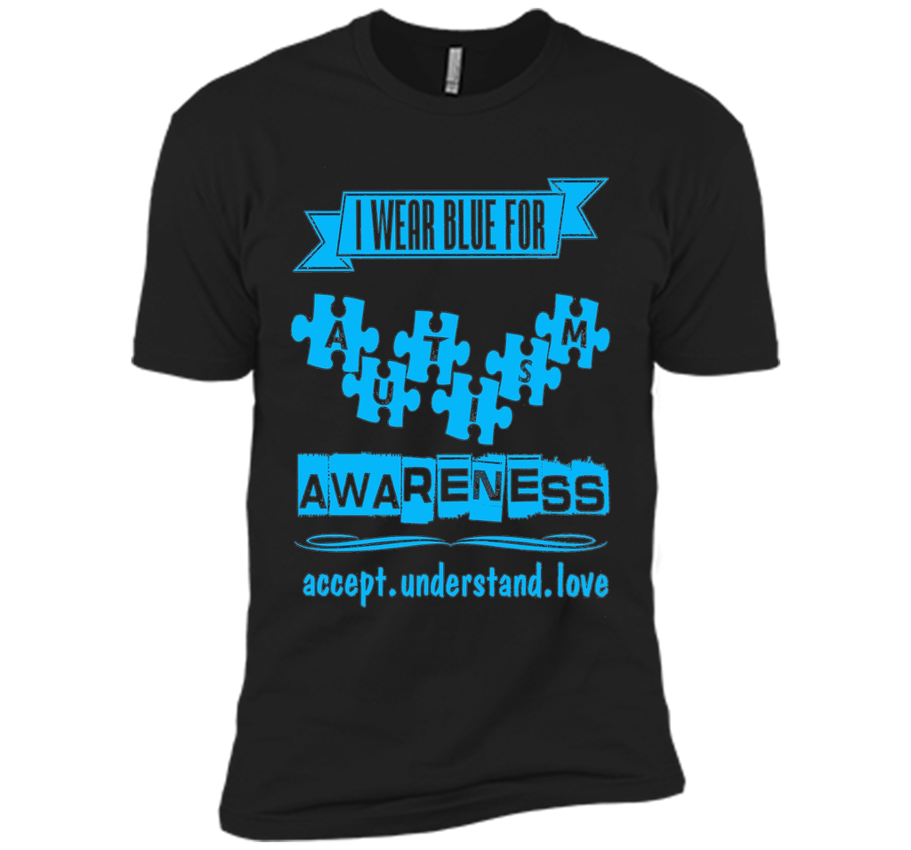I Wear Blue For Autism Awareness Shirt - Light It Up Blue