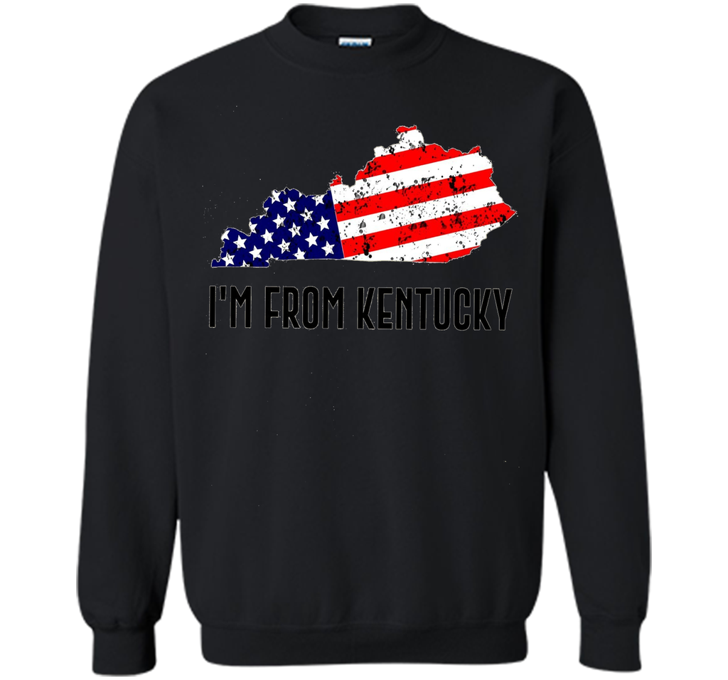 Proud of Kentucky USA flag Independence day Tshirt
