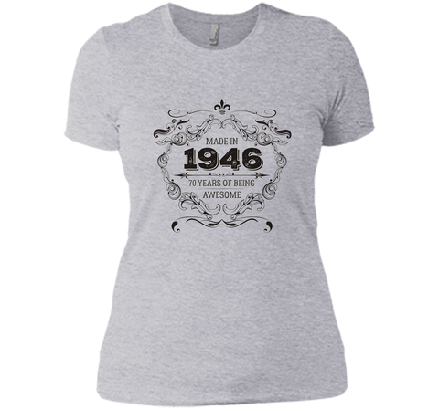 70th Birthday 70 Years of Being Awesome Made in 1946 T Shirt