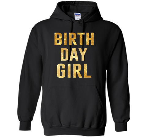 Birthday Girl T-Shirt Gold Glitter Inspired Birthday Shirt