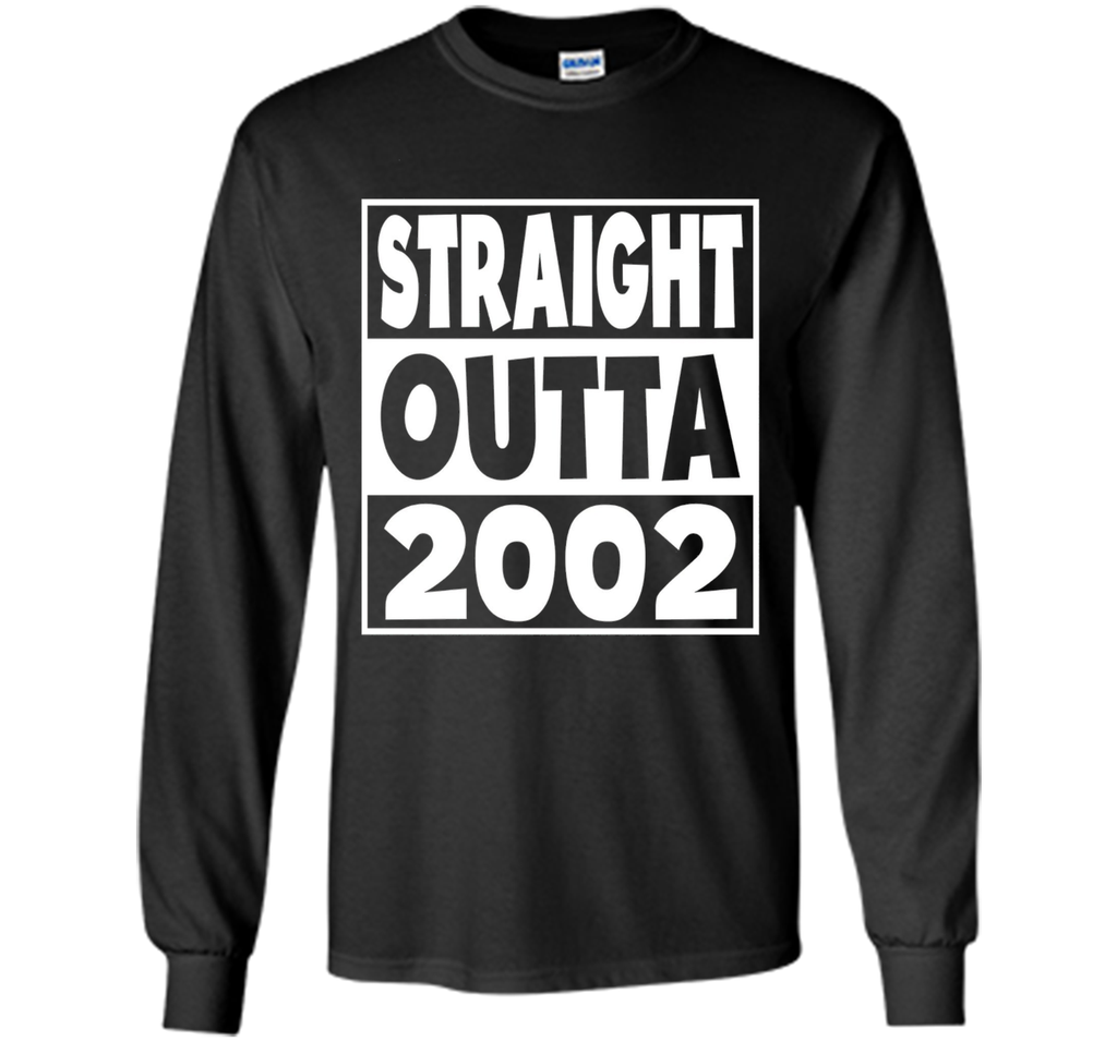 15th Birthday Gift T-Shirt Straight Outta 2002