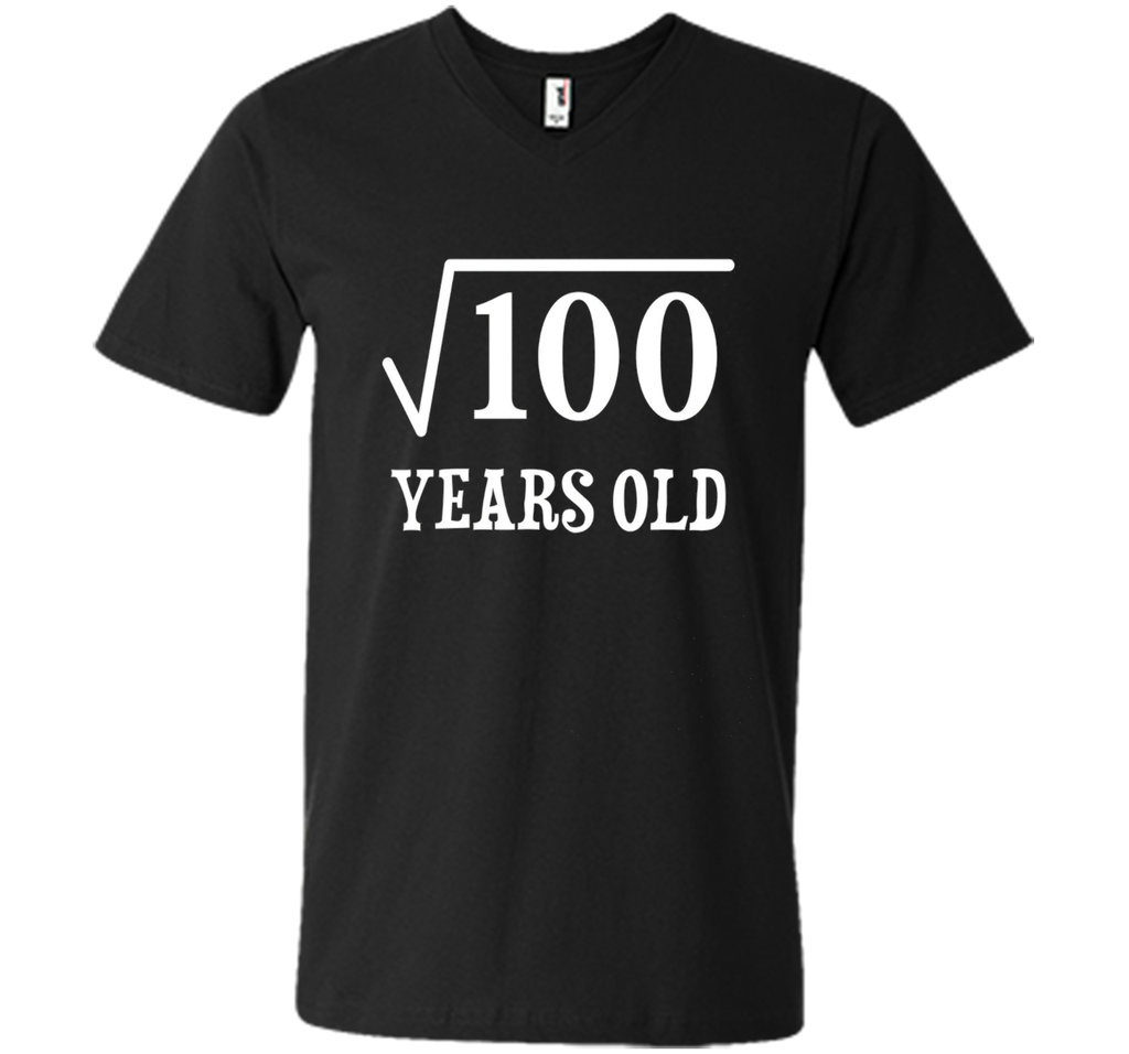 Square Root of 100 10 yrs years old 10th birthday T-Shirt