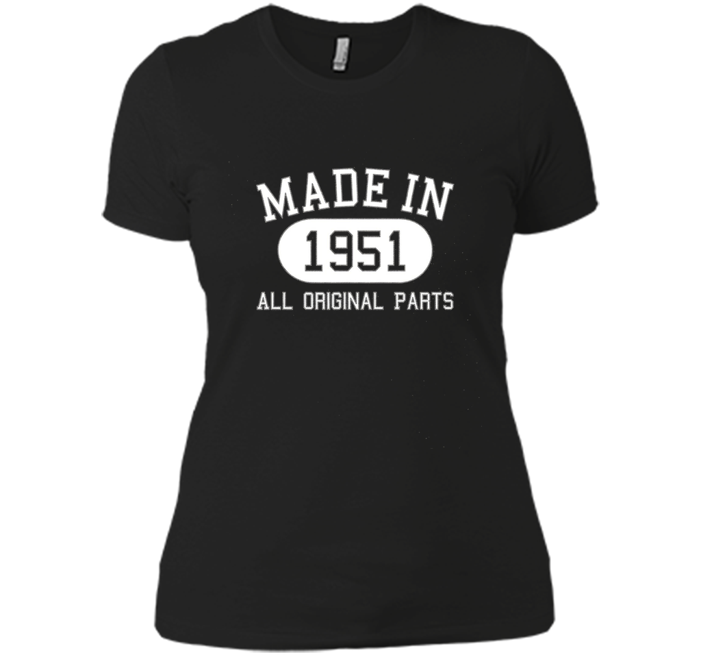 65th Birthday Gift Tee Shirt Made In 1951 (Fitted)