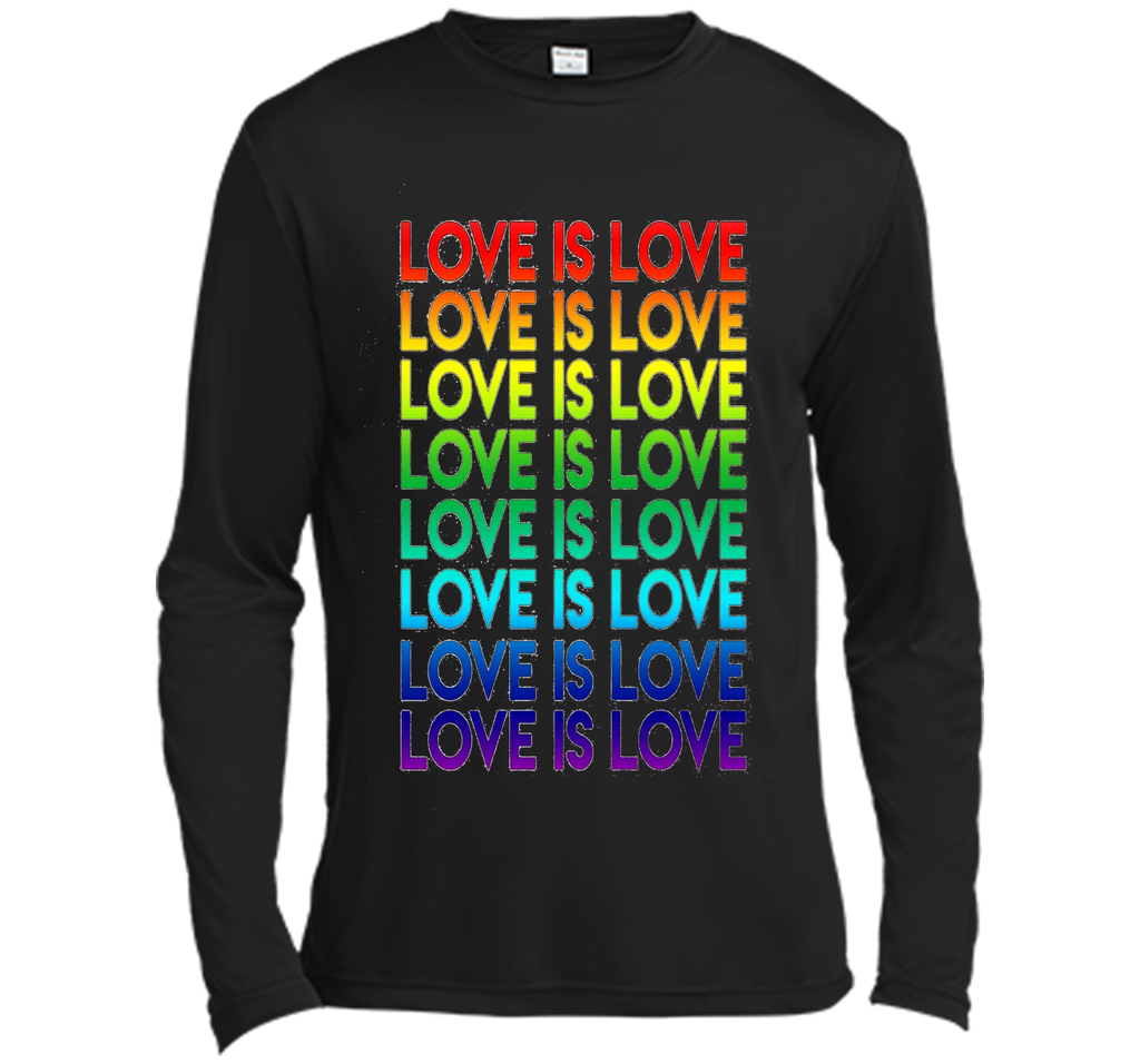 PROUD LOVE IS LOVE T-SHIRT For LGBT and Gay Pride Gift