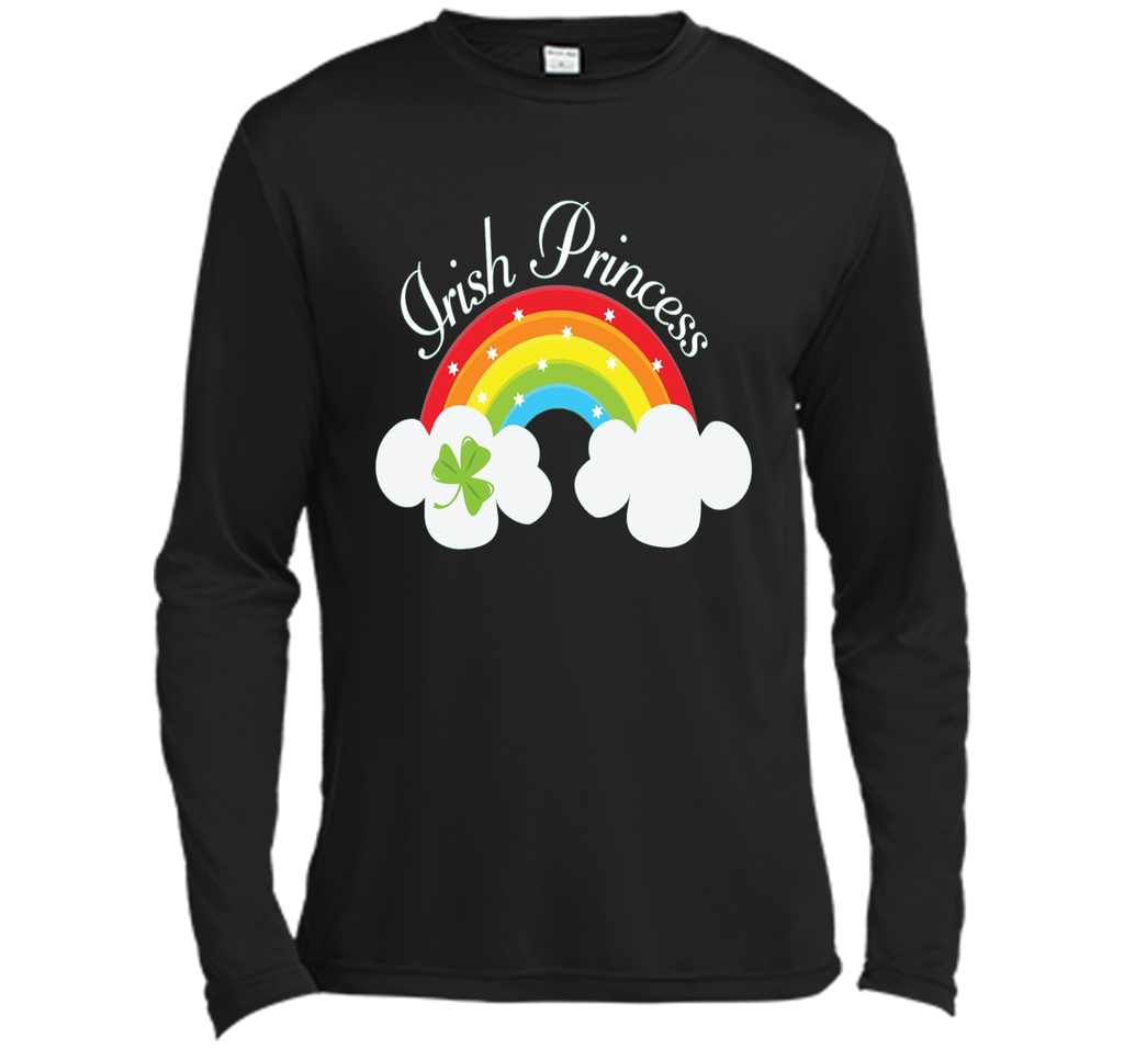 Irish Princess St Patricks Day Rainbow Shamrock T-shirt