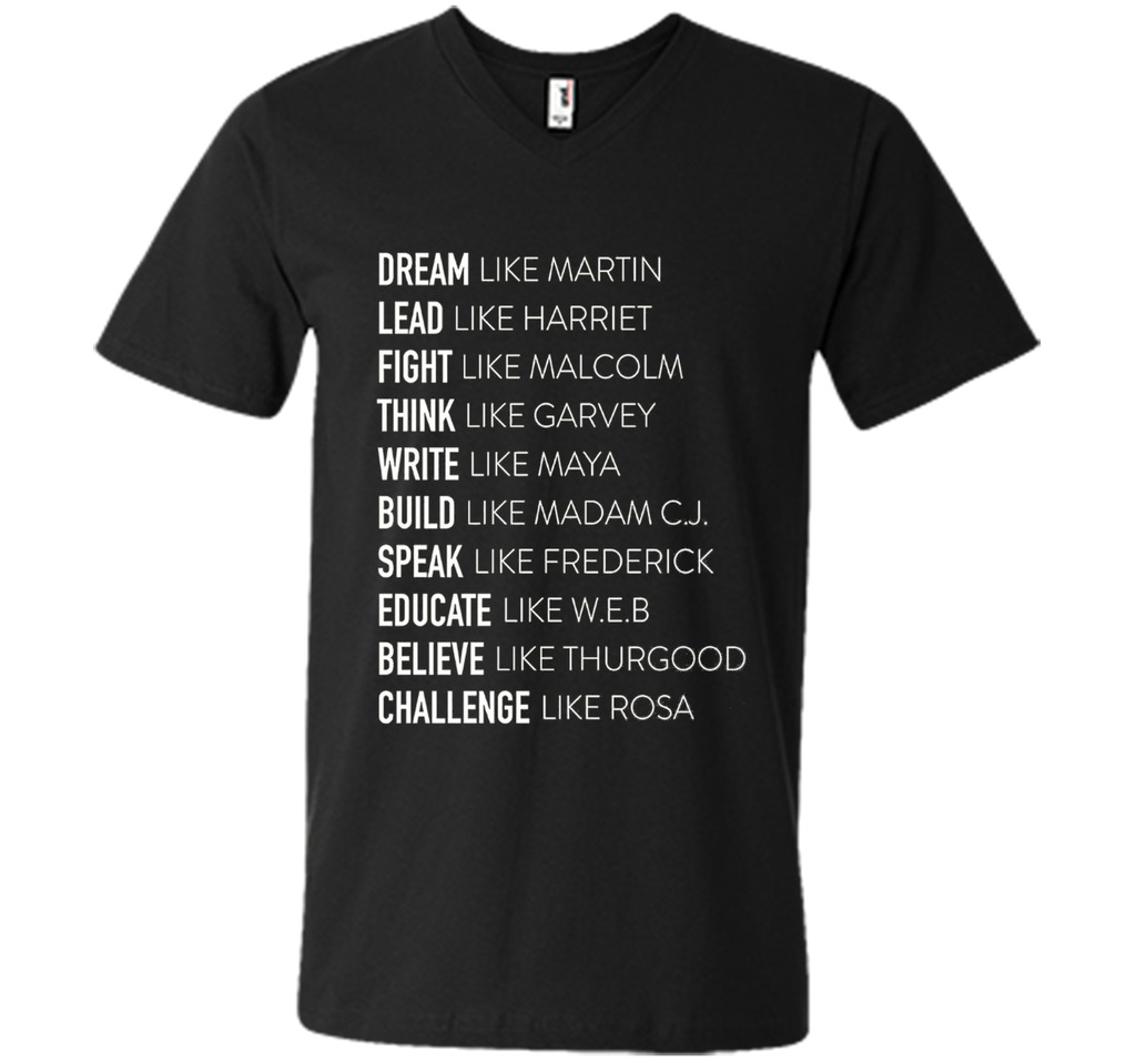 Dream Lead Fight Think Write Build Speak Educate T shirt