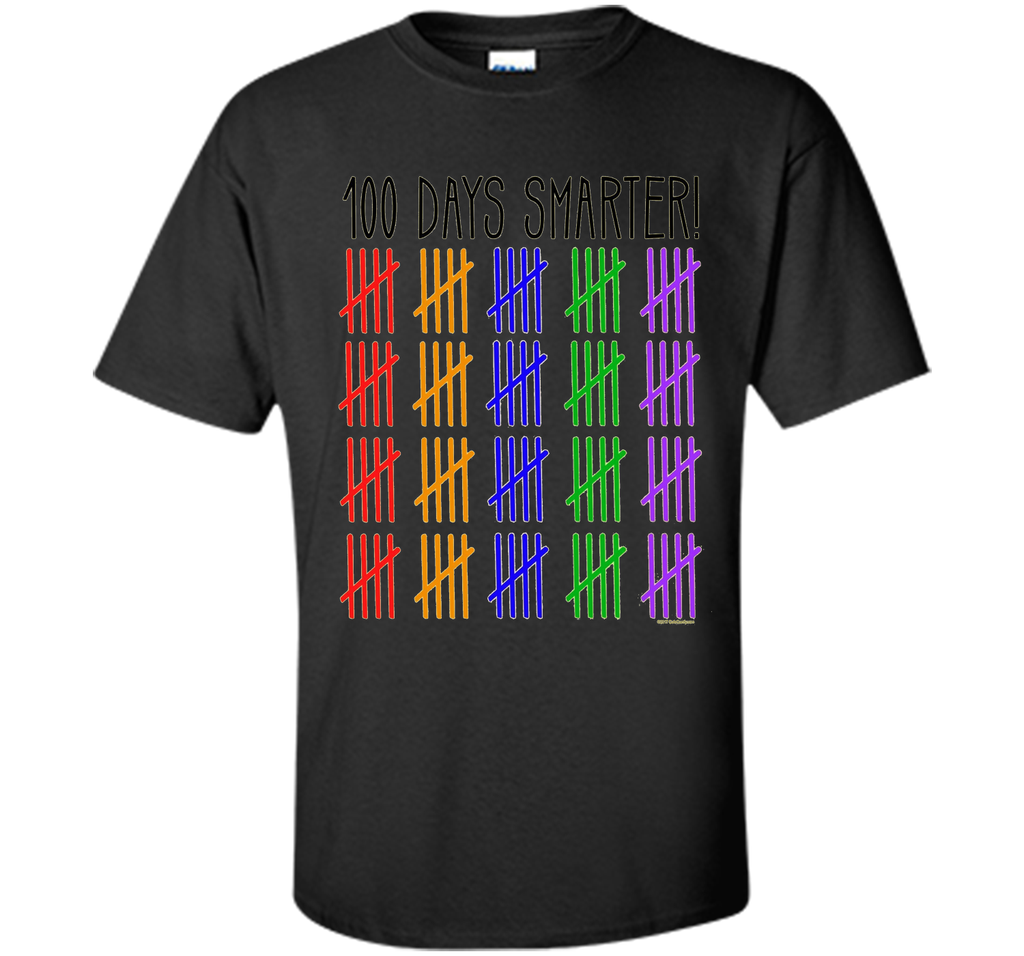 100 Days Smarter Counting 100th Day Teacher/Kids T-Shirt