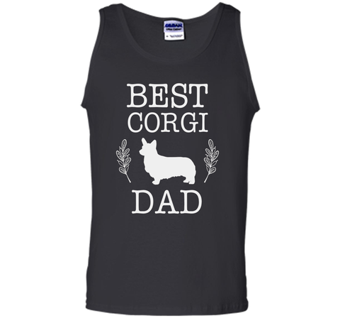 Best Corgi Dad Shirt Funny Father's Day Gift Dog Lover Corgi