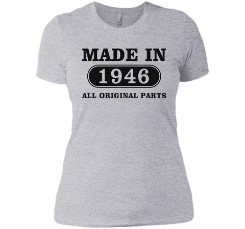 70th Birthday Gift, Made in 1946 All Original Parts T-Shirt