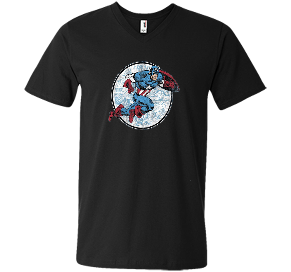 Captain America Battle Graphic T-Shirt