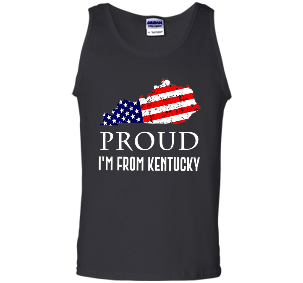 Proud of Kentucky-US flag Independence day Tshirt