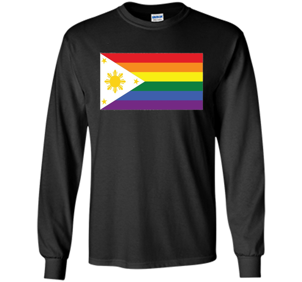 LGBT Gay Pride Rainbow Filipino Flag T-Shirt