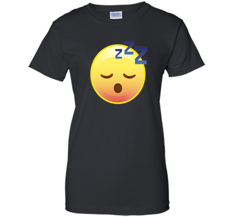 Cute Sleeping Emoji Zzz T-Shirt - Perfect for Pajamas & PJs