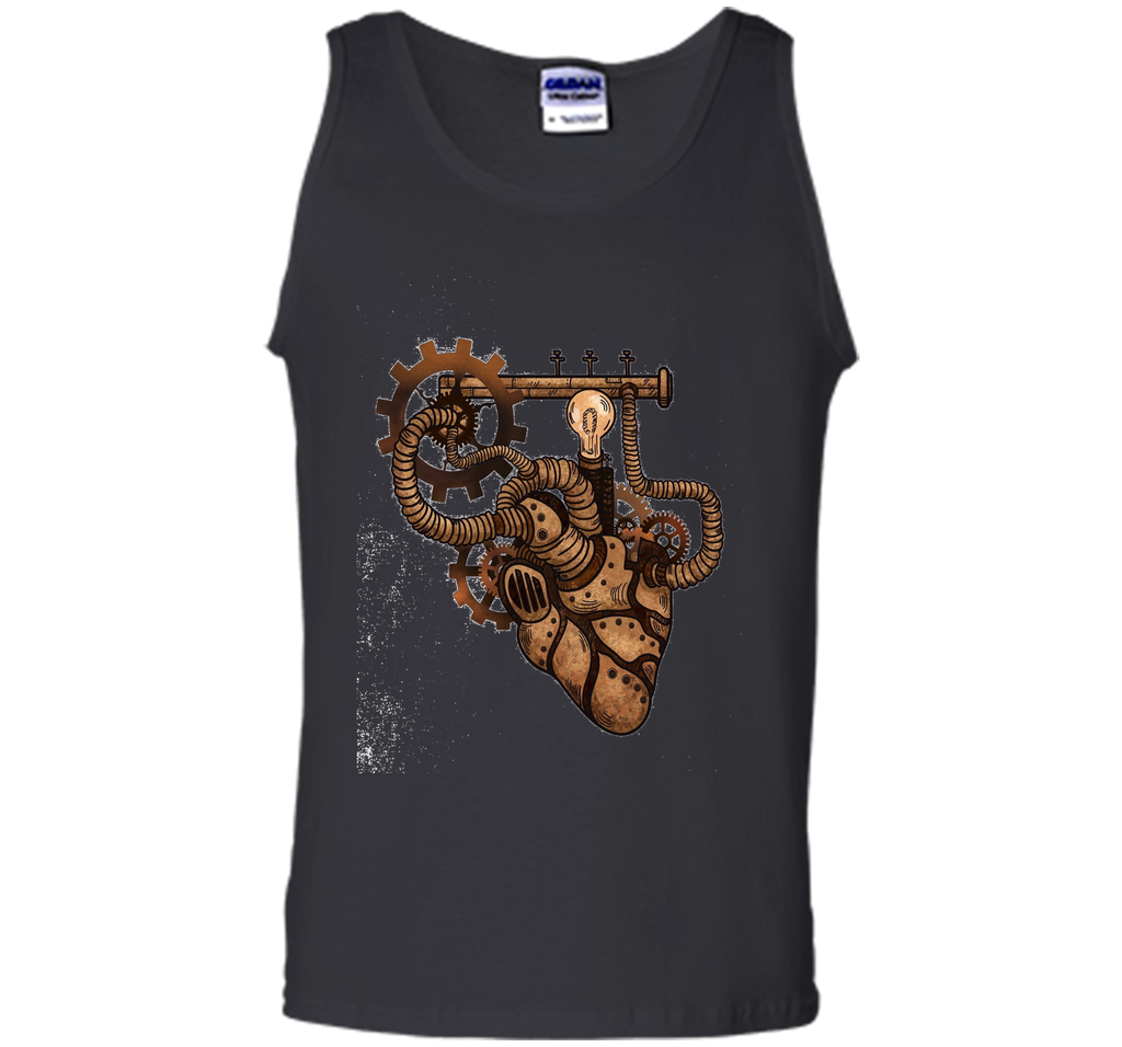 Steampunk Clothing T-Shirt Mechanical Heart