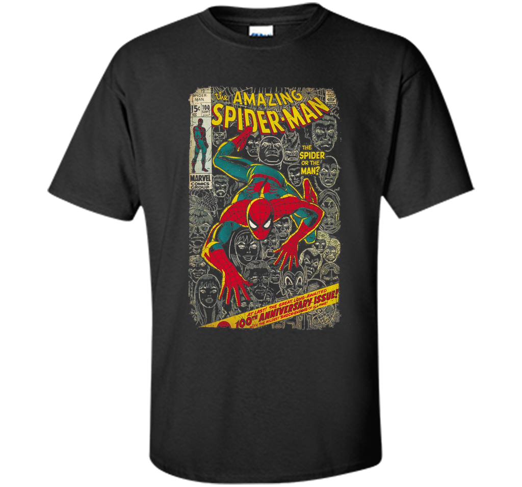 Spider-Man Comic Book Anniversary Graphic T-Shirt