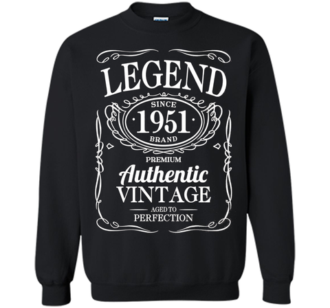 65th Birthday Gift T-Shirt Legend Since 1951 Premium Vintage