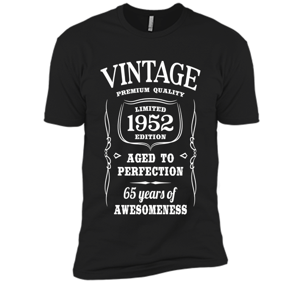 65th Birthday Gift T-Shirt Limited 1952 Edition