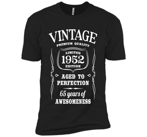 65th Birthday Gift T-Shirt Limited 1952 Edition