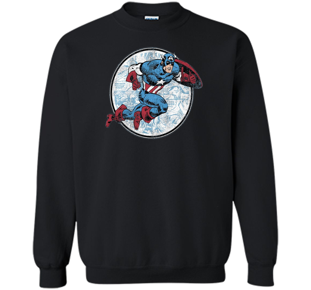 Captain America Battle Graphic T-Shirt