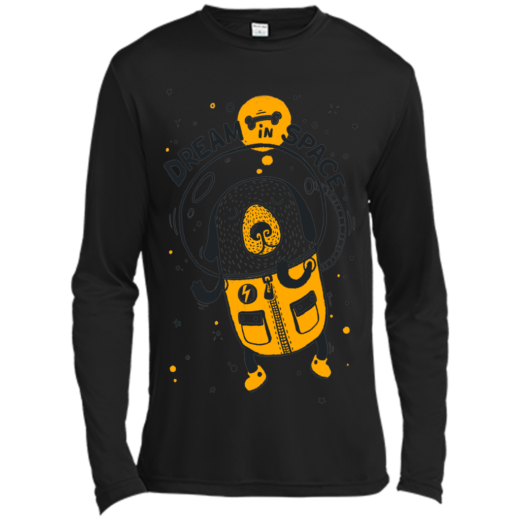 Dream in space cartoon graphic T-Shirt