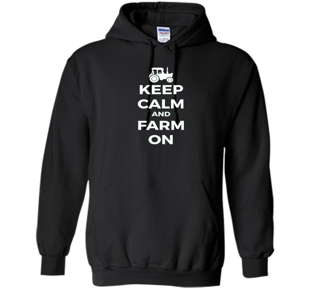 Farming Simulator - keep calm and farm on T-shirt (white)