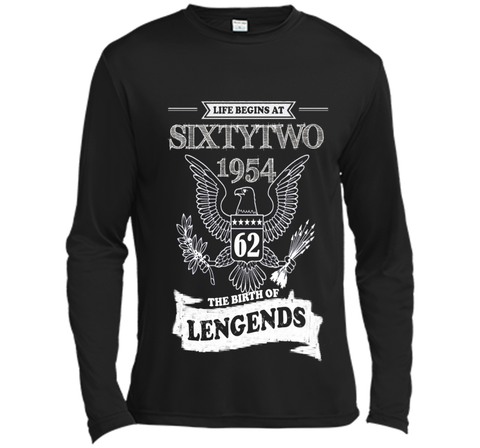1954 Life Begins At Sixty-two The Birth Of Legends! t-shirt