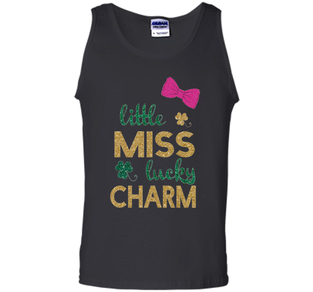 Little miss lucky charm st. patrick's day shirts for girls