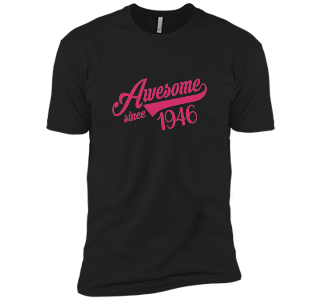 Awesome Since 1946 Womens T-Shirt Birthday Gift 70 Years Old