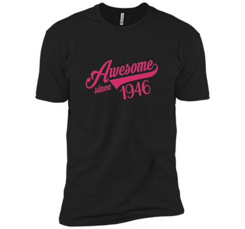 Awesome Since 1946 Womens T-Shirt Birthday Gift 70 Years Old