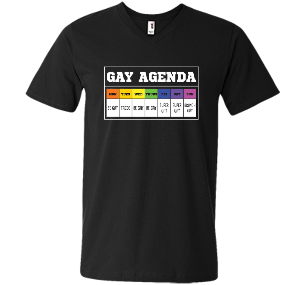 Gay Agenda Funny T Shirt