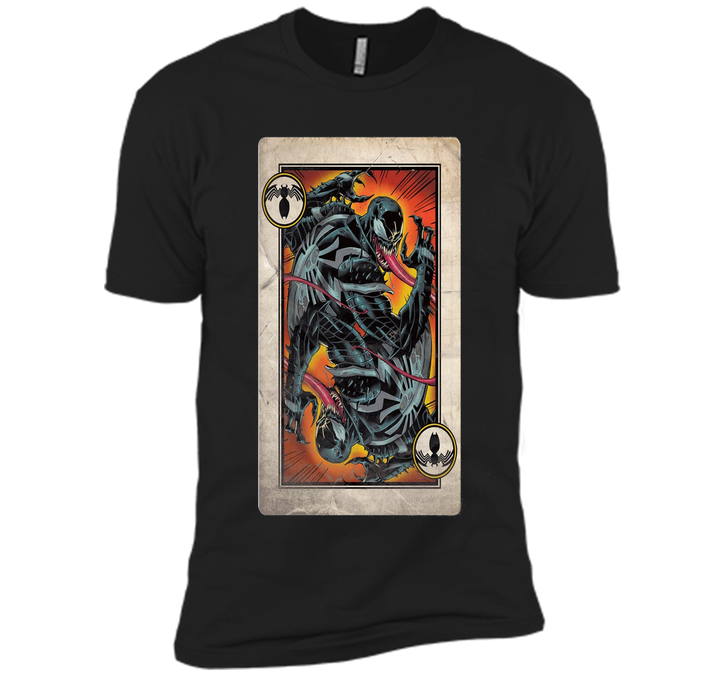 Venom Playing Card Graphic T-Shirt