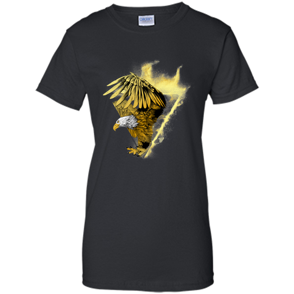 Eagle in flames-Cartoon graphic T-Shirt