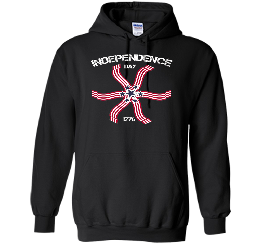 Independence Day American Flag Pinwheel T shirt