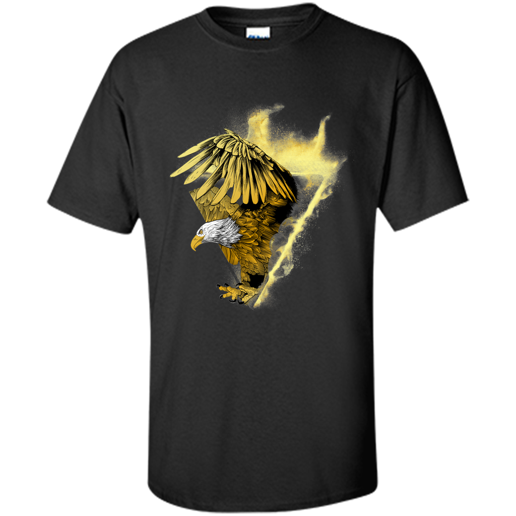Eagle in flames-Cartoon graphic T-Shirt