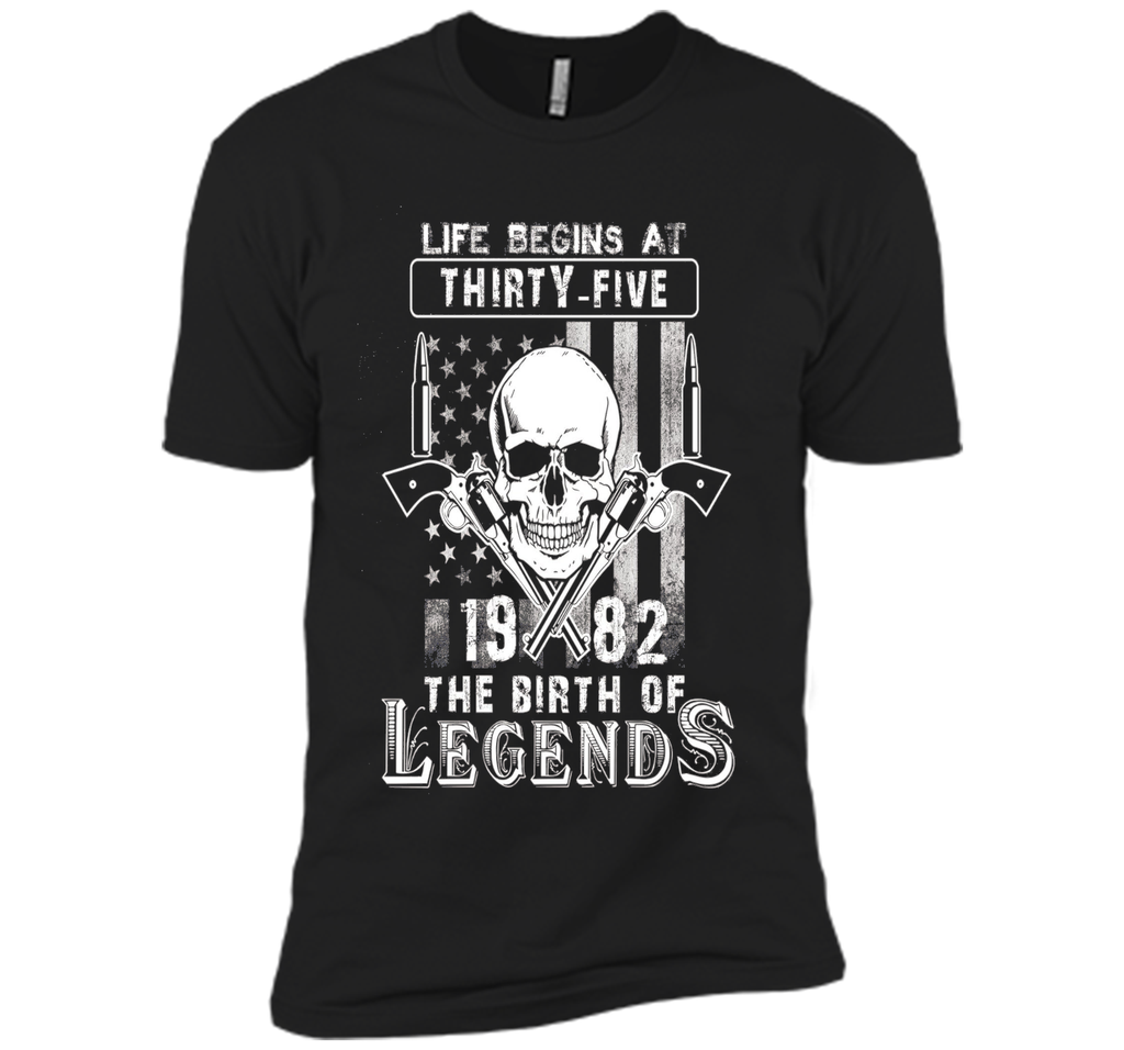 Life Begins At Thirty Five The Birth Of Legends cool shirt