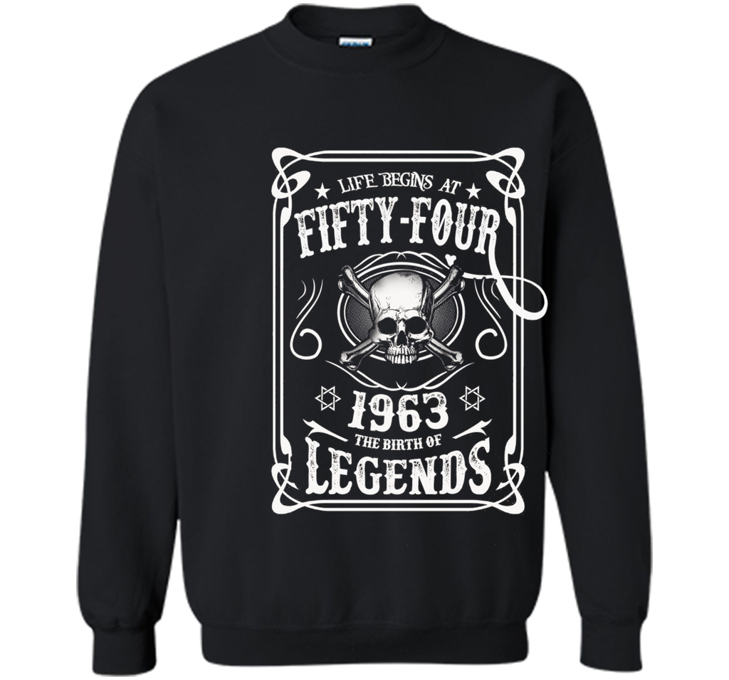 Life begins at 54 - 1963 - the birth of legends (v.2017) t-shirt