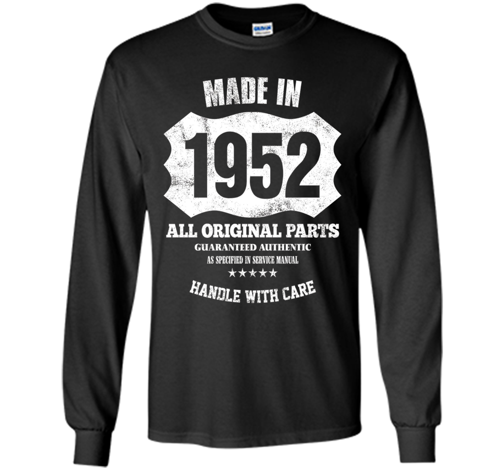 Made 1952 Original Parts 65th Birthday 65 Years Old T-Shirt