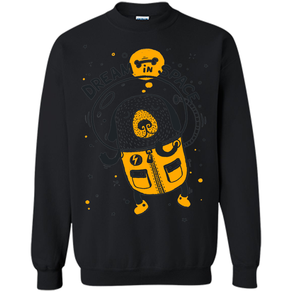 Dream in space cartoon graphic T-Shirt