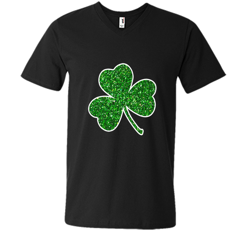 Green Glitter Shamrock t-shirt st. patrick's day