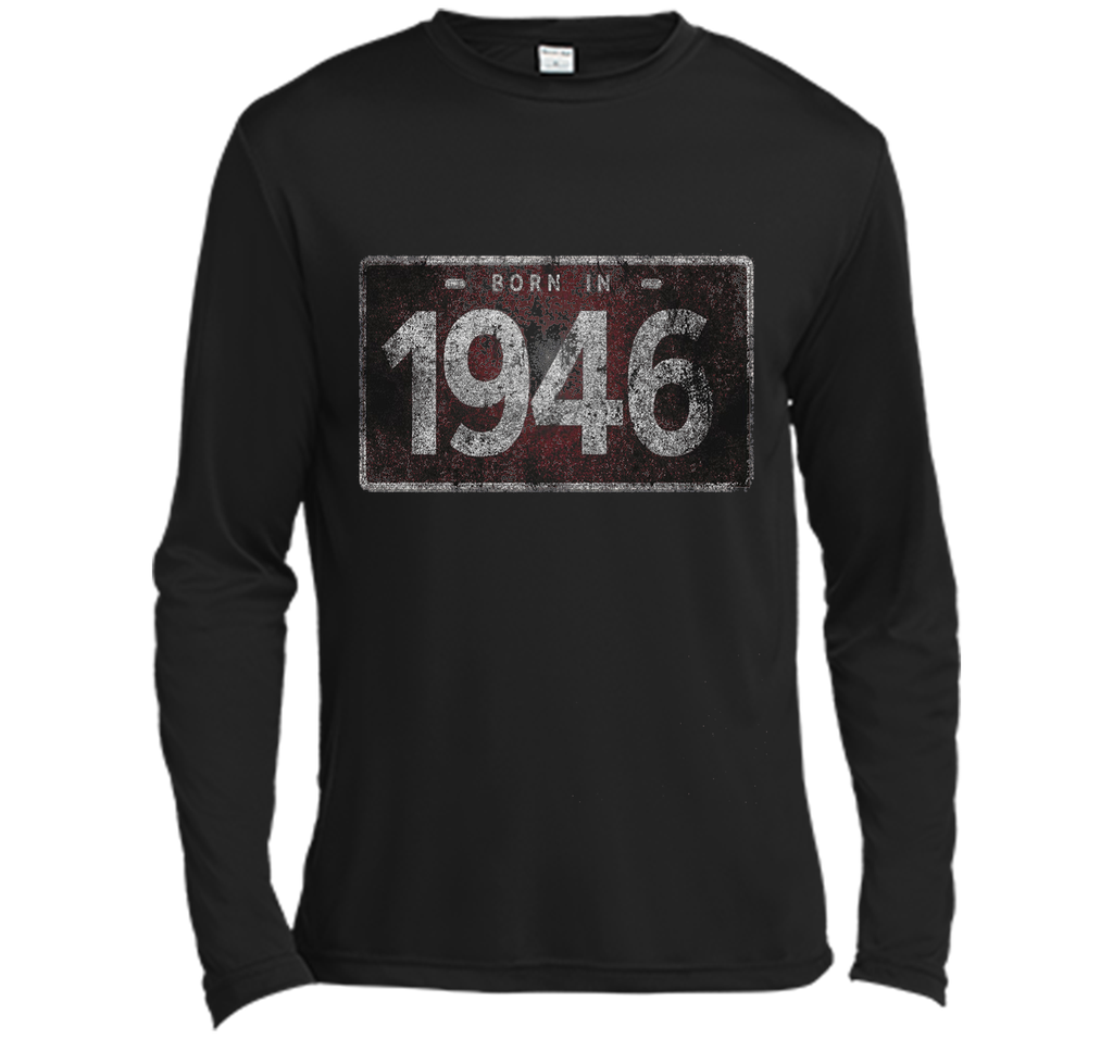 Men's 1946 License Plate 70th Birthday 70 Years Old Funny T-Shirt