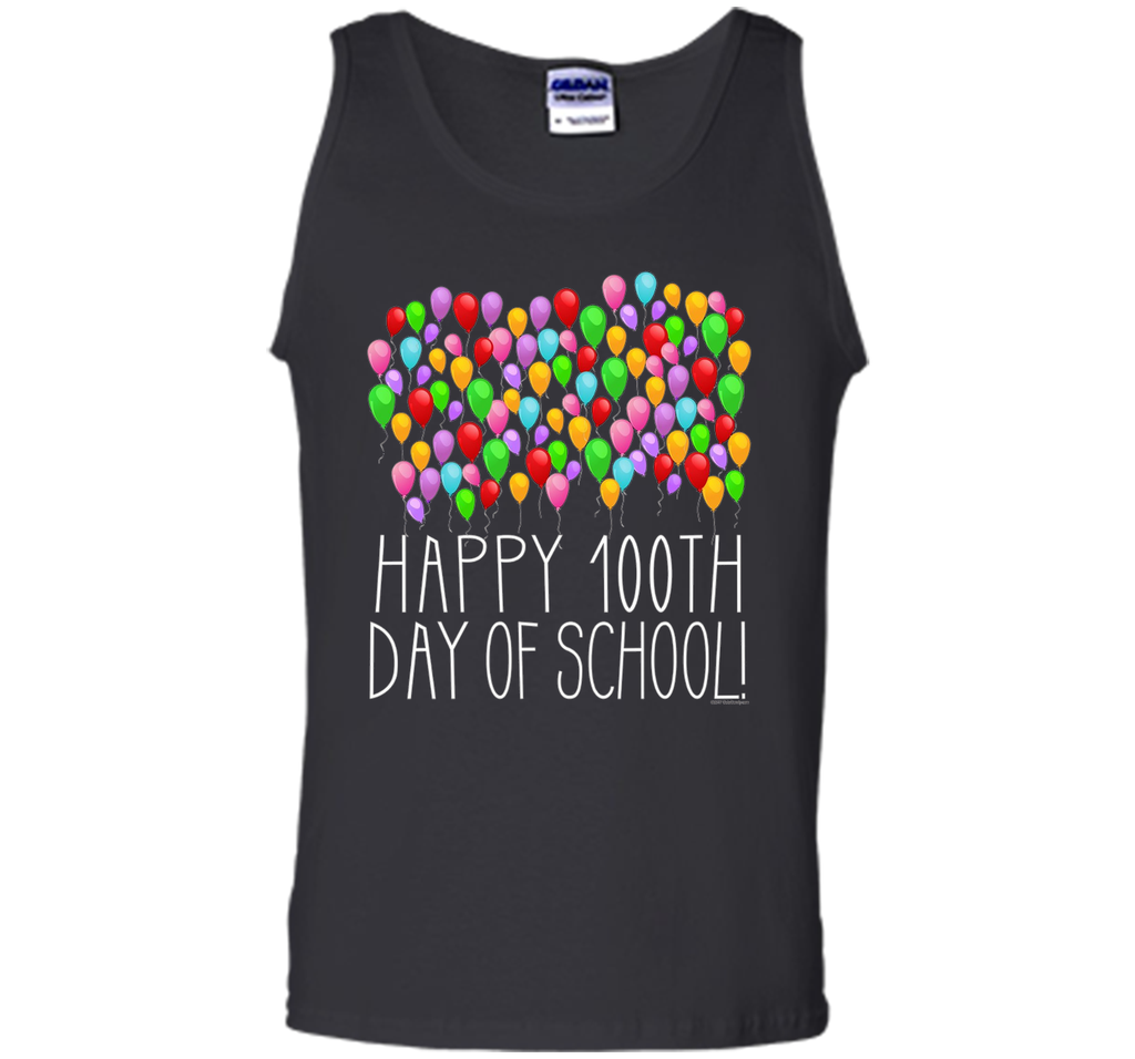 Count them 100 Balloons 100th Day of School Teacher T-Shirt