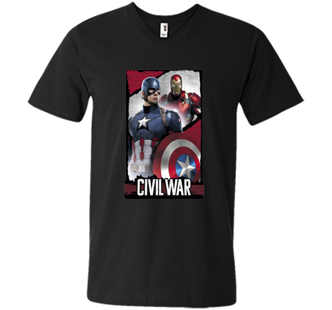 Captain America Civil War Line Graphic T-Shirt